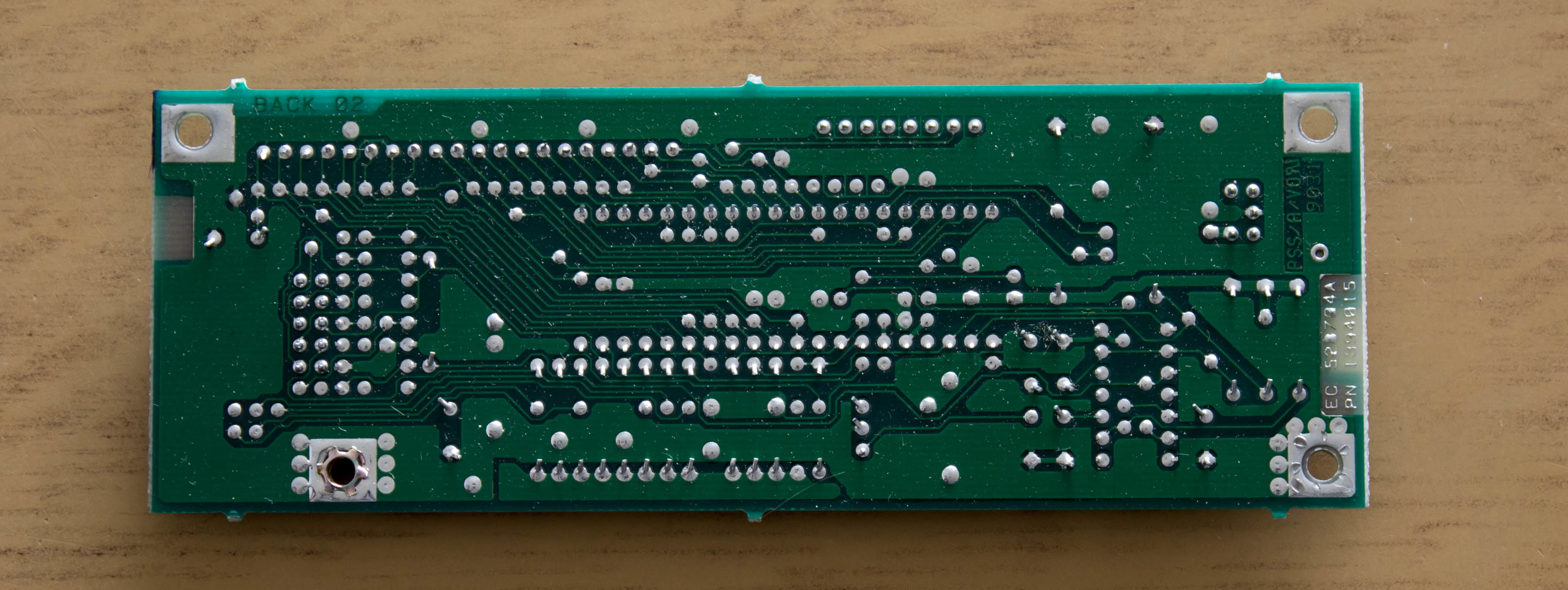 keyboard board back